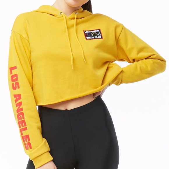 F21 Tops - Los Angeles Crop Top Sweater